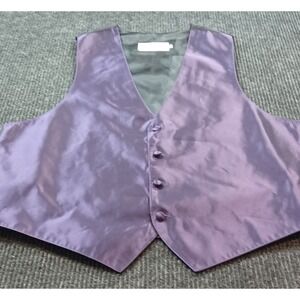 Jean Yves Vest Mens XL Purple Formal Eveningwear pour l'Homme Prom Wedding Wear